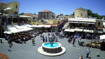 Webcam Hippocrates Square - Rhodes
